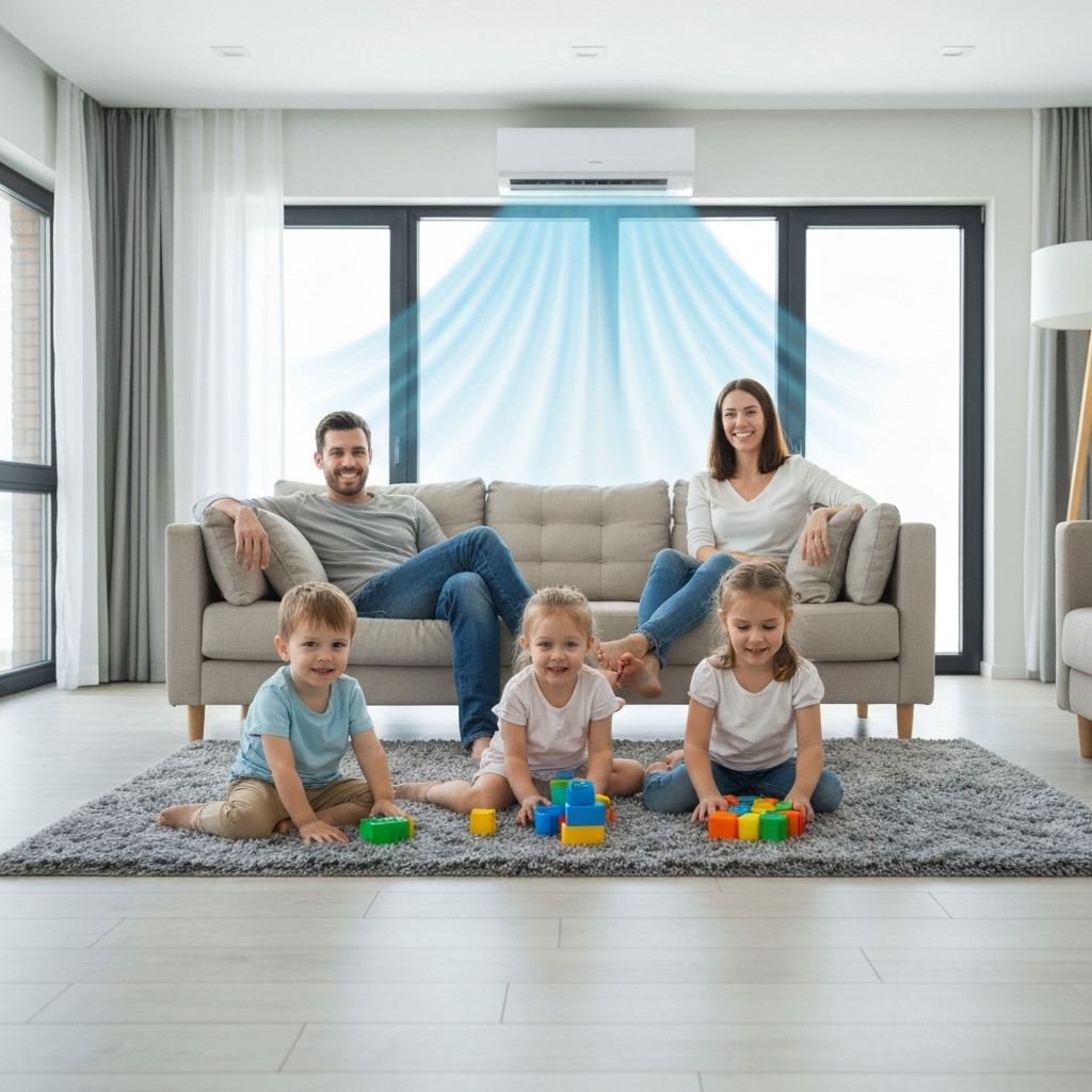 Happy customers with AC